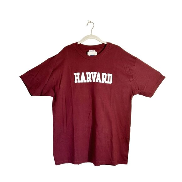 Champion Men's Harvard Short Sleeve Crew Neck T-Shirt in Burgundy - Sz XL - NWT - Picture 1 of 8